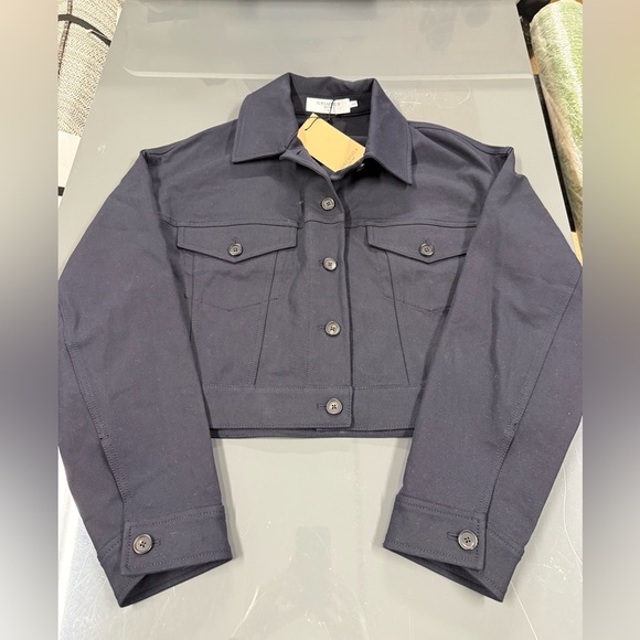 M.M. LaFleur Anna Jacket Better Than Denim Ink Size M - Picture 1 of 7